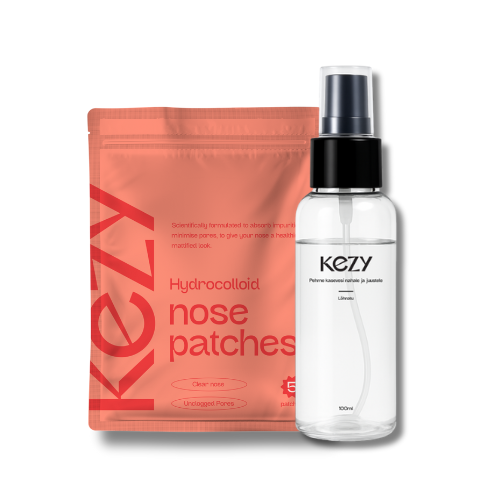 Puhta ja tasakaalus naha komplekt